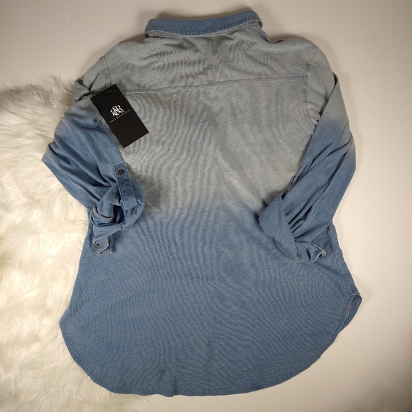 Rock & Republic Ombre Button up - New with Tags - Picture 3 of 5